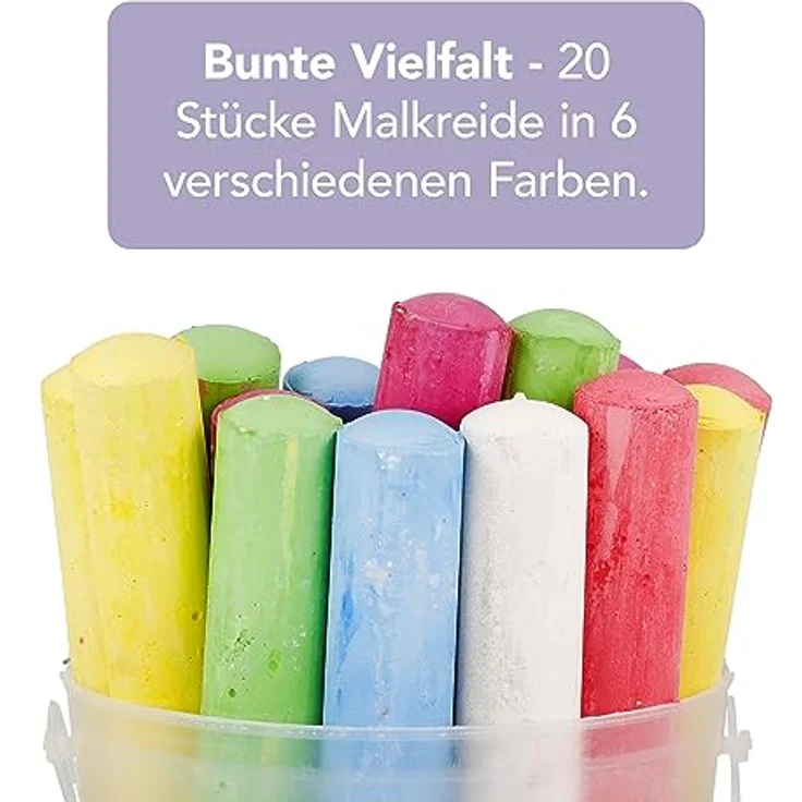Westcott Straßenmalkreide, 20 Stück – Bild 2