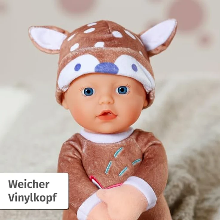 Baby Born Sleepy Reh Babypuppe, 30 cm, mit Rassel im Inneren, waschbar bei 30°C – Bild 5