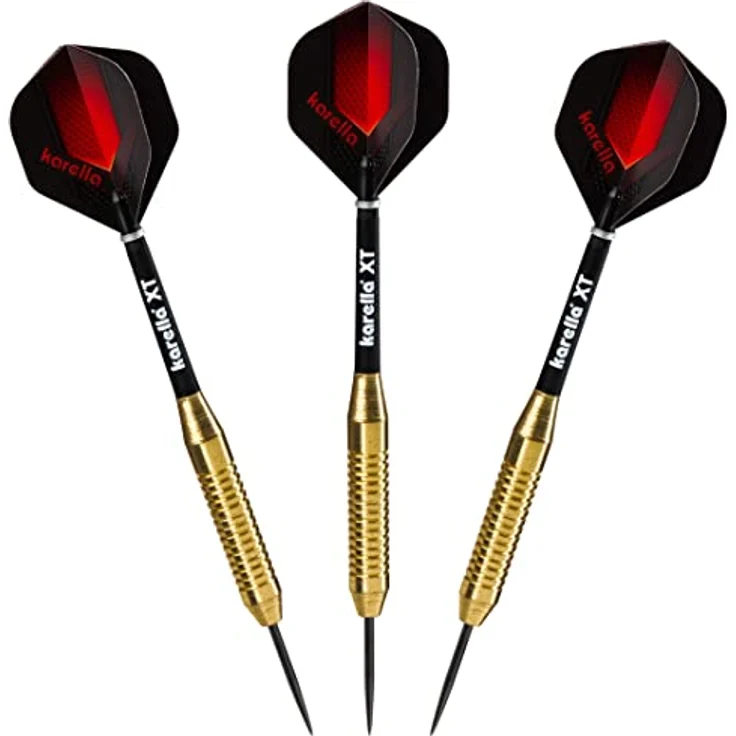 Karella Steeldart XT-1, 22 g, 55 mm Barrellänge, Einsteiger Darts aus Messing mit Profi Zutaten – Bild 2