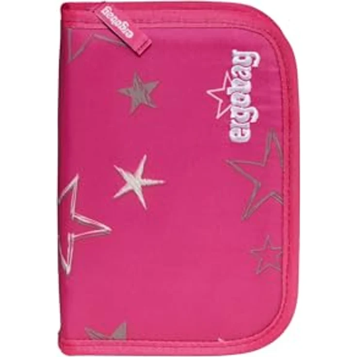 ergobag Federmäppchen Set 22-teilig, Lyra Buntstifte, Stundenplan-Fach, Kleingeld Fach, Lineal SternzauBär - Pink – Bild 1
