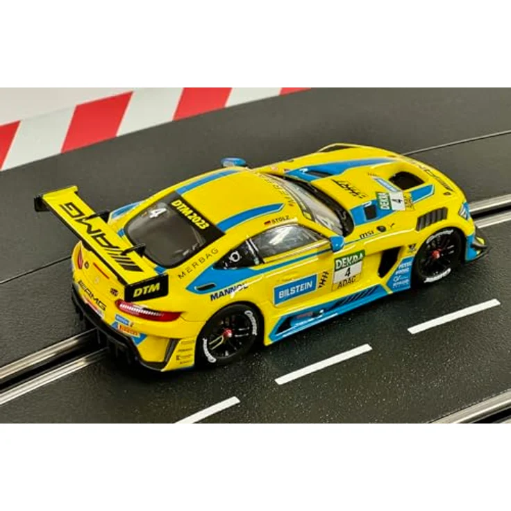 Carrera Mercedes-AMG GT3 Evo Mercedes-AMG Team HRT, No.4 DTM 2023, Rennbahnauto mit original Mercedes-AMG Lizenz, für Carrera DIGITAL 132 System, ab 8 Jahren, bunt – Bild 2