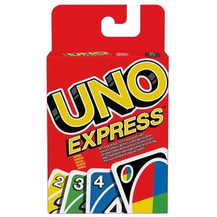 UNO Express, Brettspiel für 2-4 Spieler, schneller Spielablauf, 56 Karten – Bild 1