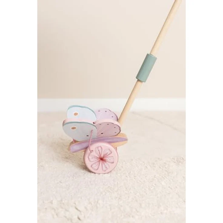 Little Dutch 7343 FSC Holz Schiebetier Schmetterling - Fairy Garden rosa, Lauflernhilfe aus 100% FSC Holz, fördert motorische Fähigkeiten, 14x12,1x59,2 cm, ab 18 Monate – Bild 5