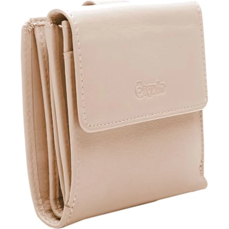Esquire Viktoria Geldbörse RFID, Kinderportemonnaie aus 100% Leder, 10 cm x 8 cm x 1 cm, beige – Bild 4