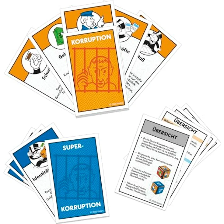 Monopoly Erweiterung „Gehe in das Gefängnis“, Brettspiel für klassisches Monopoly mit neuen Korruptionskarten, deutsche Fassung – Bild 4