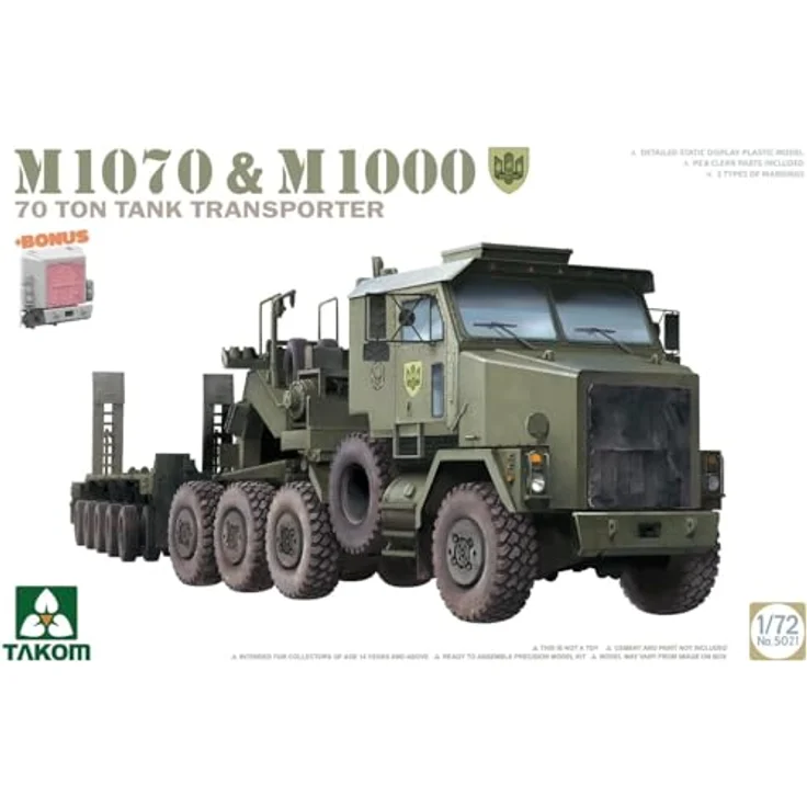 Takom M1070&M1000 70 TON TANK TRANSPORTER, detailgetreues Modellfahrzeug für Sammler und Liebhaber – Bild 2