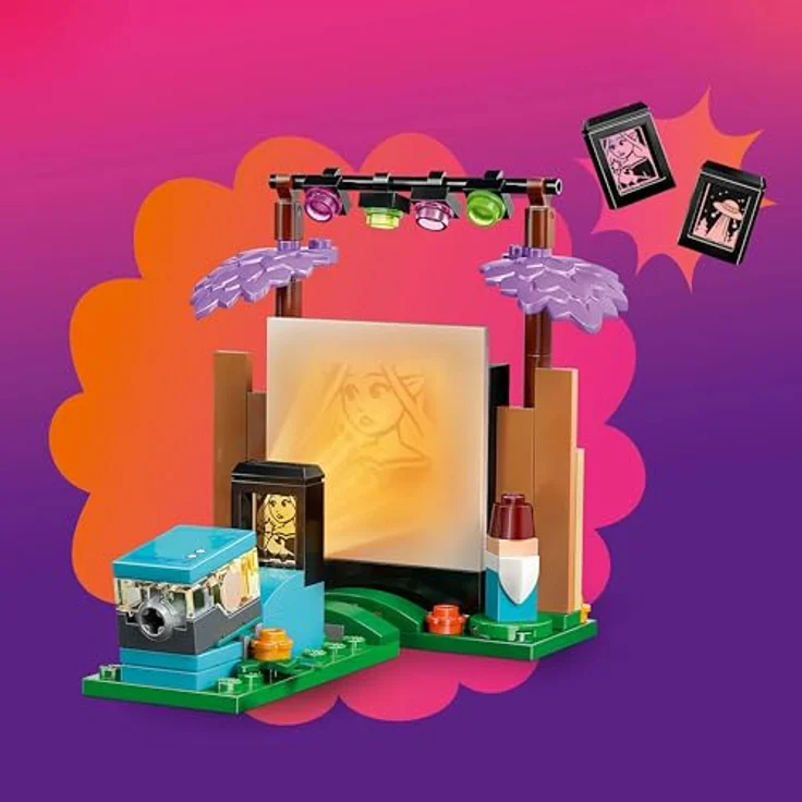 LEGO Friends 42642, Filmabend mit Freunden, 154-teiliges Set mit funktionierendem Projektor und Popcornmaschine für Kinder ab 6 Jahren – Bild 7