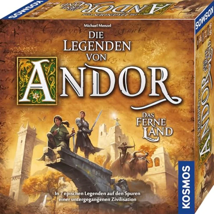 KOSMOS 685256 Die Legenden von Andor - Das Ferne Land, kooperatives Brettspiel für 2-4 Personen ab 10 Jahren, 7 epische Legenden – Bild 1