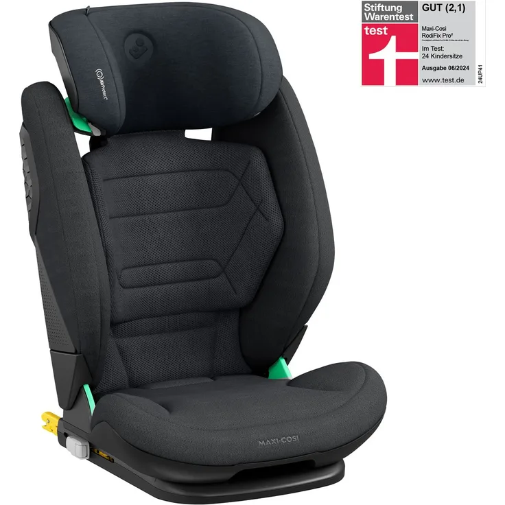 Maxi-Cosi Kindersitz RodiFix Pro2 i-Size mit G-Cell Seitenaufprallschutz & Isofix - Authentic Graphite
