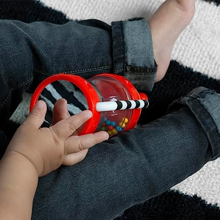 Baby Einstein Rattle Cal's Sensory Shake-up™, Aktivitätsrassel für sensorische Stimulation – Bild 5
