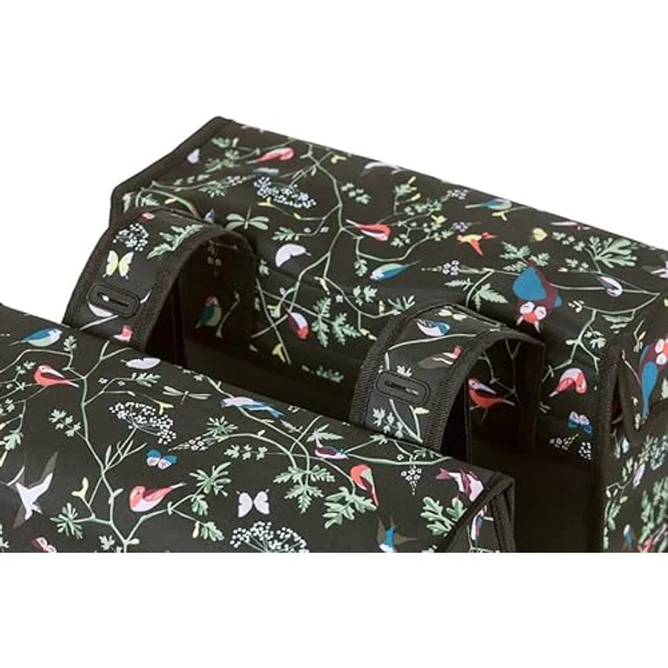 Basil Double Bicycle Bag Wanderlust Charcoal - 35 Liter, 36 cm x 14 cm x 41 cm – Bild 3