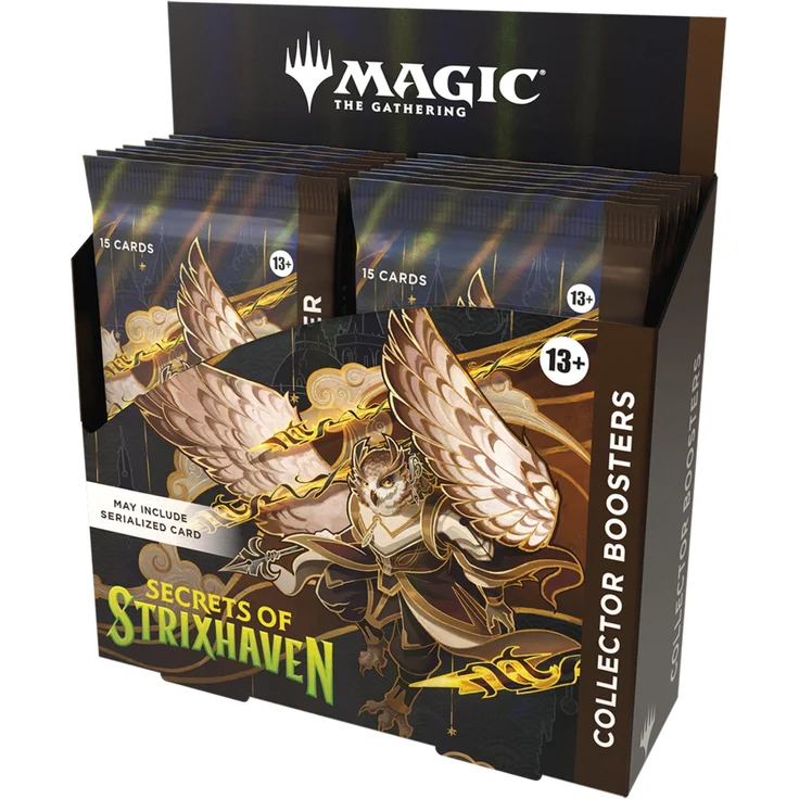 Wizards of the Coast Magic: The Gathering - Secrets of Strixhaven Collector Booster Box - Premium Booster mit Foils und exklusiven Designs, Englisch