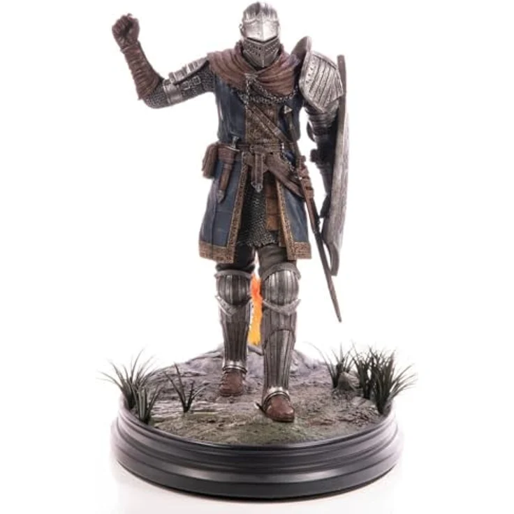 First 4 Figures Dark Souls - Elite Knight: Exploration Edition Statue aus Kunstharz, Mehrfarbig mit Lagerfeuerbasis – Bild 1