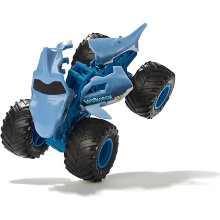 Monster Jam Megalodon Smash & Bash, Die-Cast Monster Truck im Maßstab 1:64 mit Crash & Reset Action, Kinderfreundlich – Bild 3