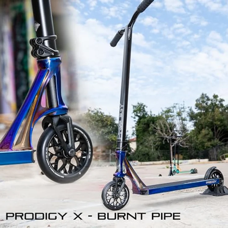 Blunt Scooters Prodigy X Kompletter Scooter - Burnt Pipe, Profi-Level-Teile, 5 Farbvarianten – Bild 2