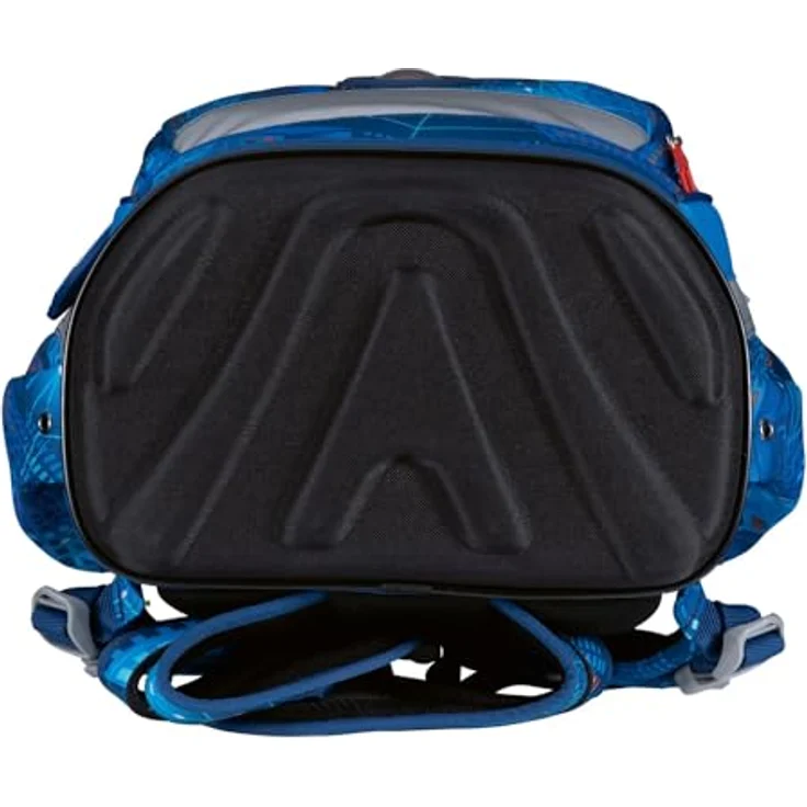 DerDieDas ErgoFlex Superlight Schulranzen Set 5-teilig, großer Stauraum, gepolsterte Träger, robustes Material, blau – Bild 4
