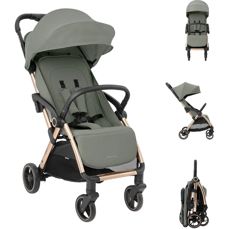 Kikkaboo Kinder-Buggy Kinderwagen, Buggy Eden 22 kg, Federung Regenschutz zusammenklappbar