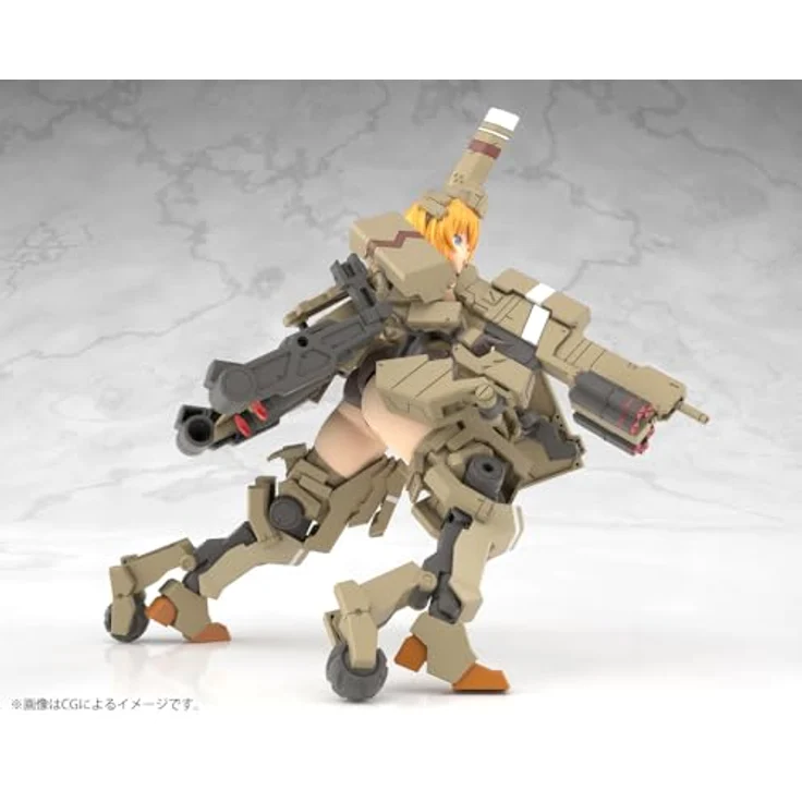 Kotobukiya Frame Arms Girl Kagutsuchi-kou PVC-Figur, 20 cm, braun, bewegliche Sammlerstatuette – Bild 11
