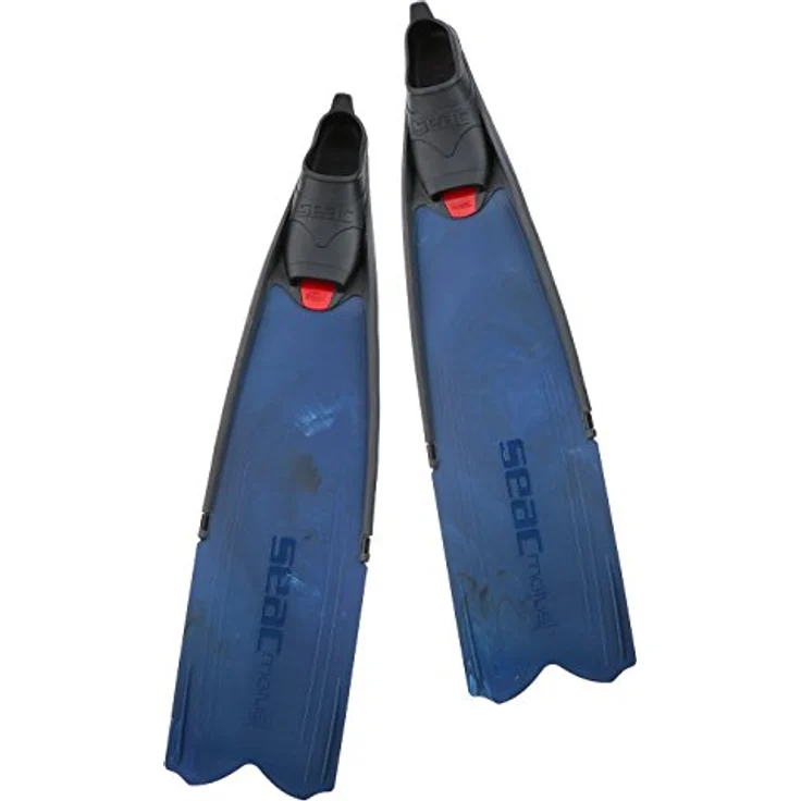Seac Motus Langen Flossen Fußteil, Ideal für Tauchen und Apnöetauchen, camo blau, 39/40 – Bild 4