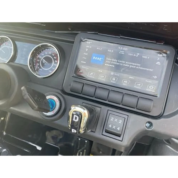 Beneo RIRICAR Elektroauto für Kinder Jeep Wrangler 12V, Weiß, 2-Sitzer mit 2,4-GHz-Fernbedienung, Bluetooth-Radio, Lithium-Akku, EVA-Räder, für Kinder 3-8 Jahre – Bild 2