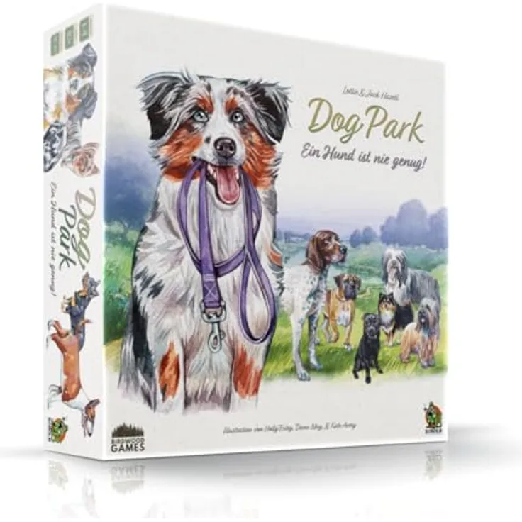 Kobold Spieleverlag Dog Park - Familienspiel Deutsch, für Hundeliebhaber ab 10 Jahren, illustriert und unterhaltsam