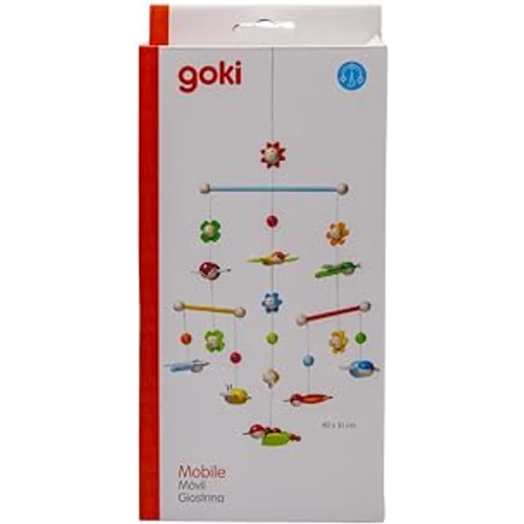 Goki 52924 3-D Mobile Frühlingswiese, Mehrfarbig – Bild 3