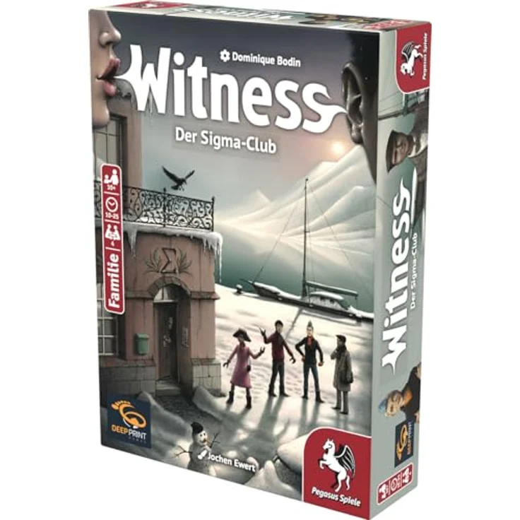 Pegasus Spiele Witness – Der Sigma-Club, Brettspiel mit langlebigem Zubehör und hochwertigem Material – Bild 5