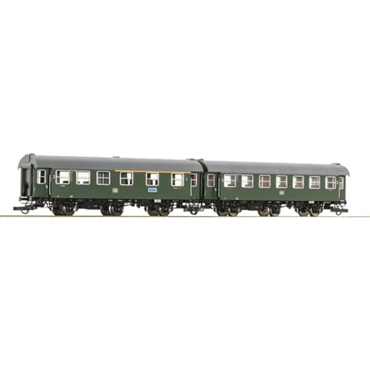 Roco 6200038 H0 2er-Set 1: Umbauwagen der DB 1./2. Klasse AB3yg, 2. Klasse B3yge, Modelleisenbahn-Wagen