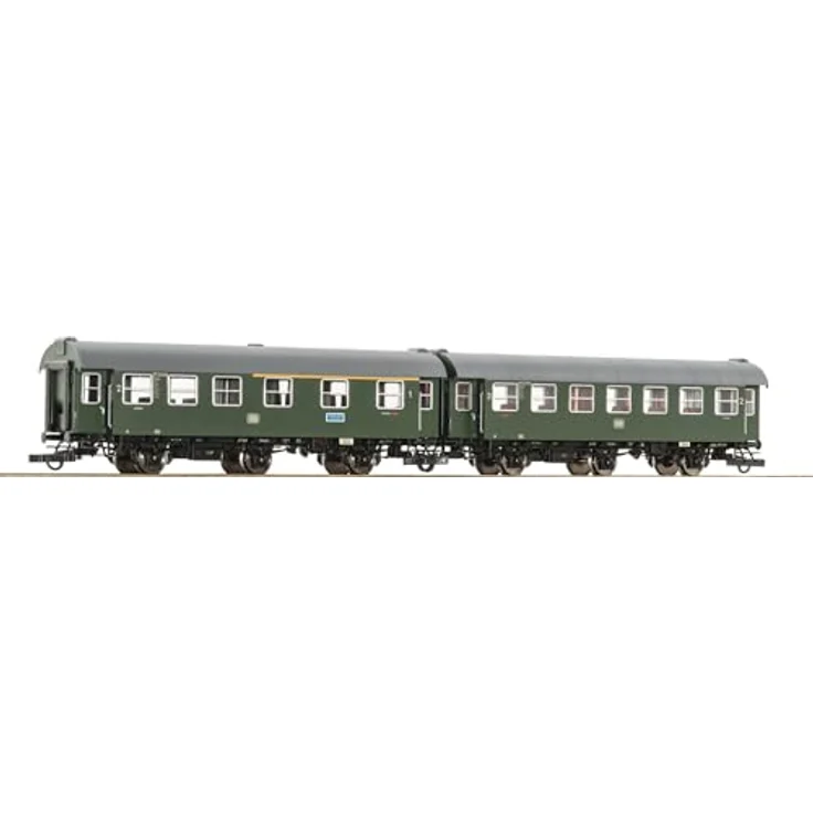 Roco 6200038 H0 2er-Set 1: Umbauwagen der DB 1./2. Klasse AB3yg, 2. Klasse B3yge, Modelleisenbahn-Wagen