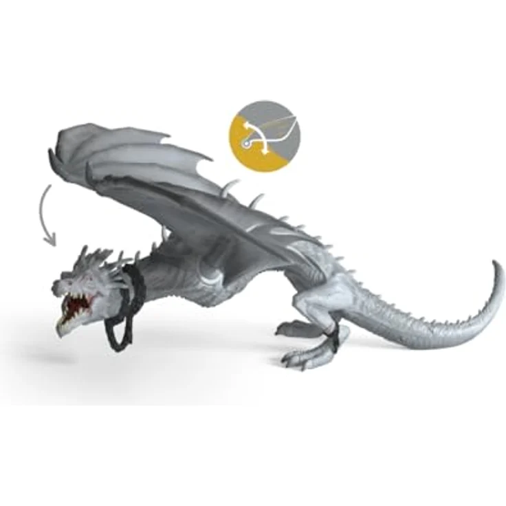 Schleich Ukrainischer Eisenbauch Drache - Harry Potter Figuren mit detailgetreuer Gestaltung, 30 x 26 x 10 cm – Bild 2