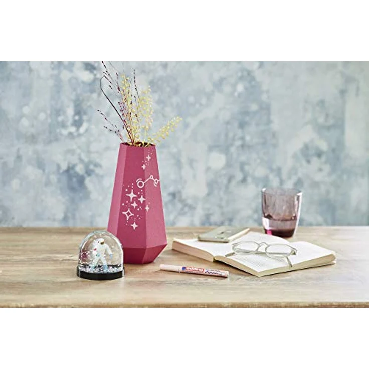 edding Permanentmarker Glanzlack-Marker 751, violett-metallic, permanente, geruchsarme Tusche, stark deckend, 10 Stück – Bild 7