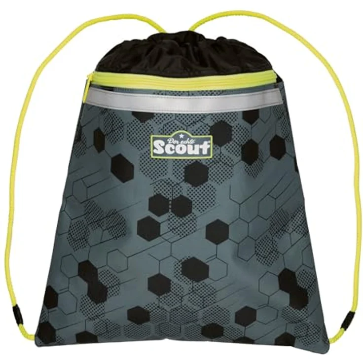 Scout Micro Schulranzen-Set 4 Superflash Extreme Soccer Star, 4-teilig mit ergonomischem Tragesystem und fluoreszierenden Sicherheitsflächen – Bild 6