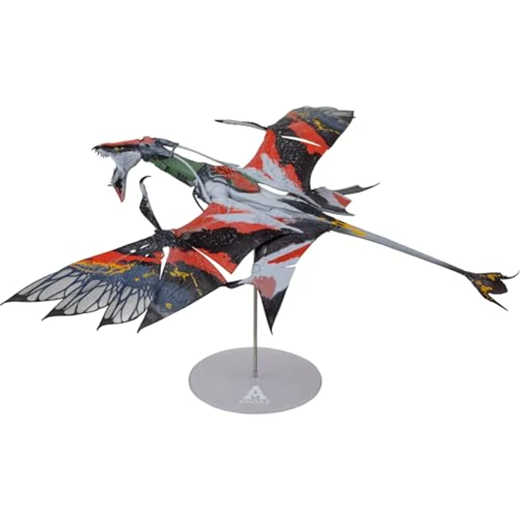 McFarlane Toys Avatar: Fire and Ash Actionfigur Quaritch's new Banshee, detailreich und beweglich, inklusive Ständer, kompatibel mit 7-Zoll-Figuren – Bild 5