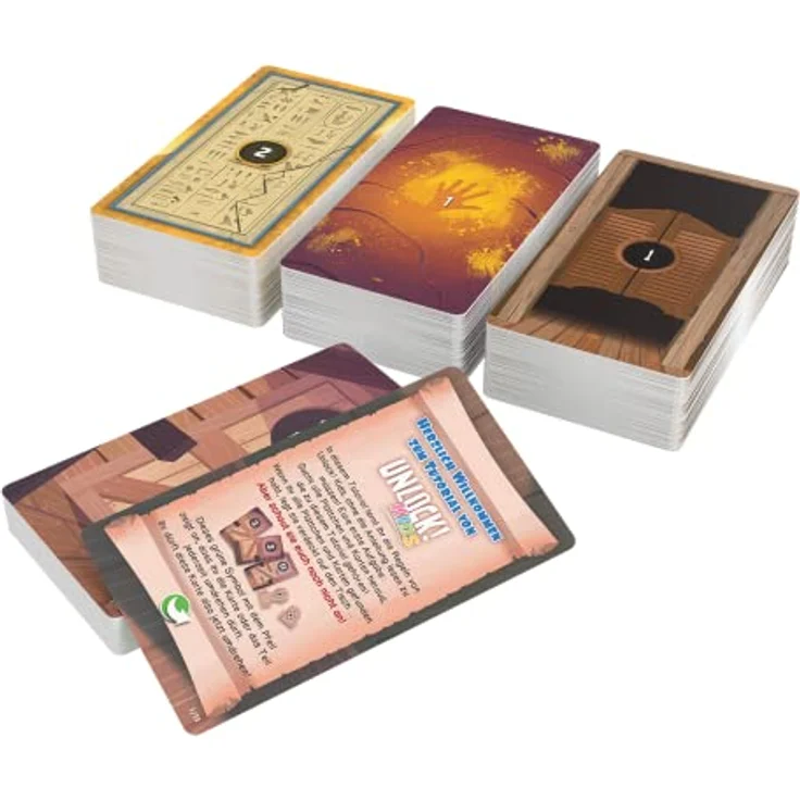 Asmodee Unlock! Kids: Geschichten aus der Vergangenheit, Kinderspiel, Rätselspiel, 1-4 Spieler, Ab 6+ Jahren, 20 Minuten, Deutsch, Mehrfarbig, Bunt - Brettspiel – Bild 4