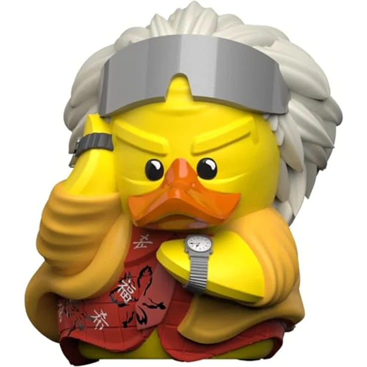 TUBBZ NS4798 Boxed Edition Collectible Vinyl Rubber Duck Figure, Doc Brown 2015 - Hochdetaillierte Sammelfigur, 9 cm groß, perfekt für Fans von Spielen und Filmen – Bild 2
