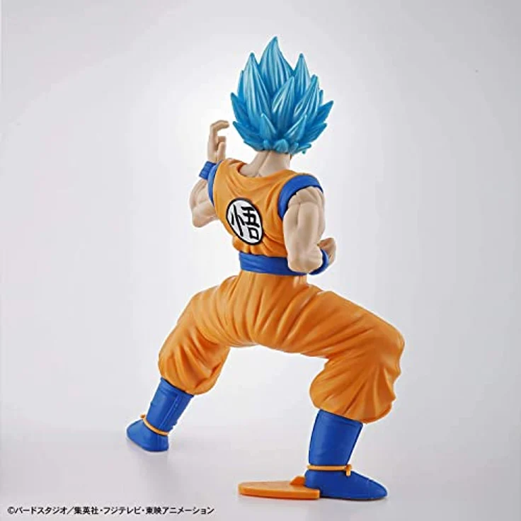 BANDAI SPIRITS Dragon Ball Entry Grade SUPER Saiyan GOD SUPER Saiyan Son Goku, Sammelfigur mit flexibler Gestaltung und Zubehör – Bild 2