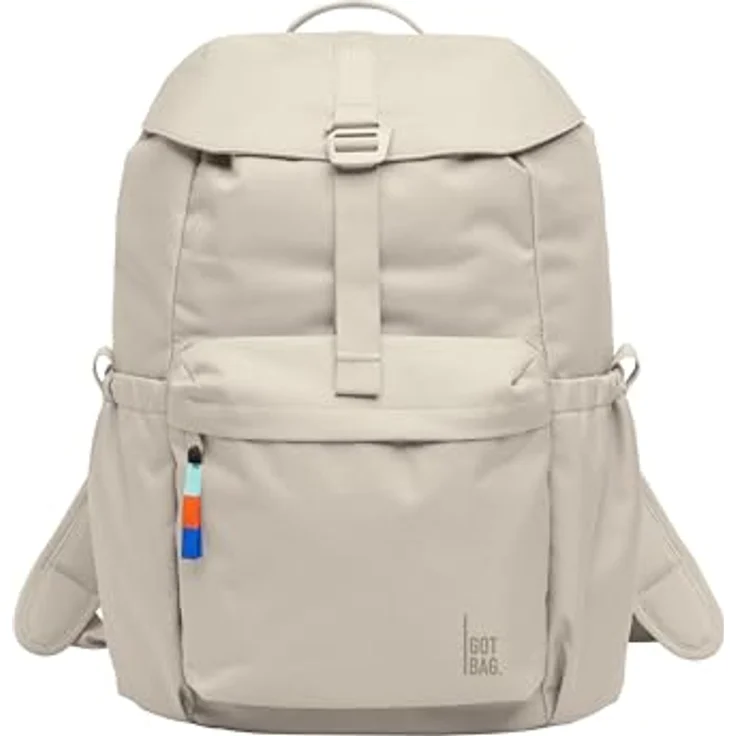 Got Bag FLAP PACK, wasserabweisender Wanderrucksack mit Laptopfach (28 cm x 43 cm), 18,5 - 22,5 l Volumen, schwarz – Bild 1