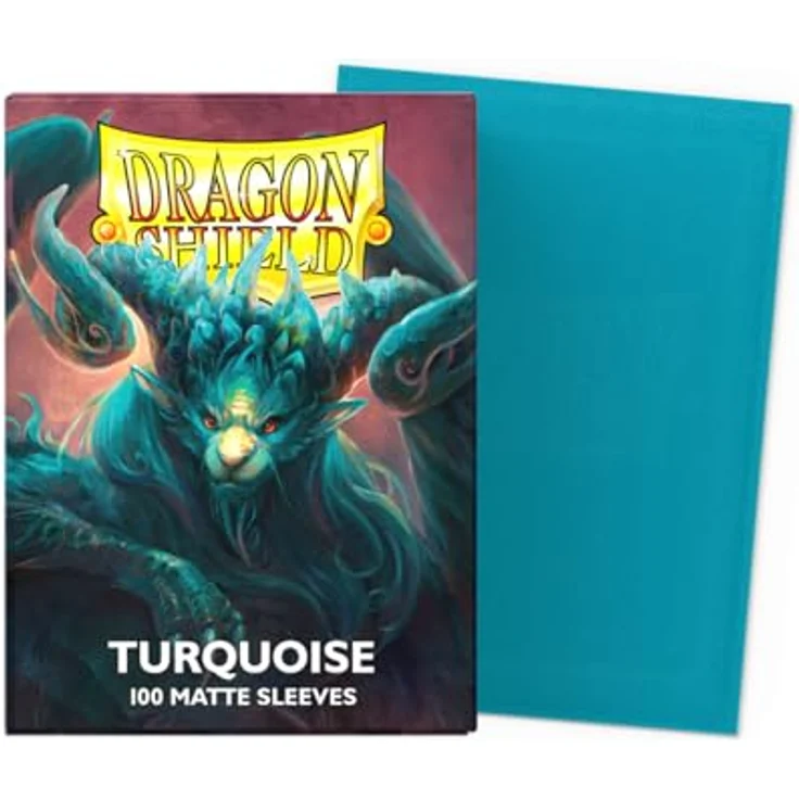 Dragon Shield Arcane Tinmen Dragon Shield: Matte Kartenhüllen für Sammelkartenspiele, Spielerwahl, Turquoise (100 Stück) – Bild 2