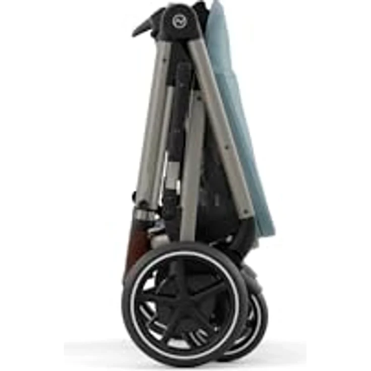 Cybex eGazelle S, Kinderwagen mit E-Antrieb, Wiegefunktion und großer Traglast, schwarz – Bild 6
