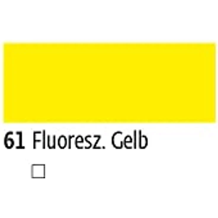 KREUL Solo Goya Acrylic, 100 ml Tube in fluoreszierend gelb, hochpigmentierte Acrylfarbe, wasserbasiert, schnell matt trocknend, gut deckend, wasserfest – Bild 3