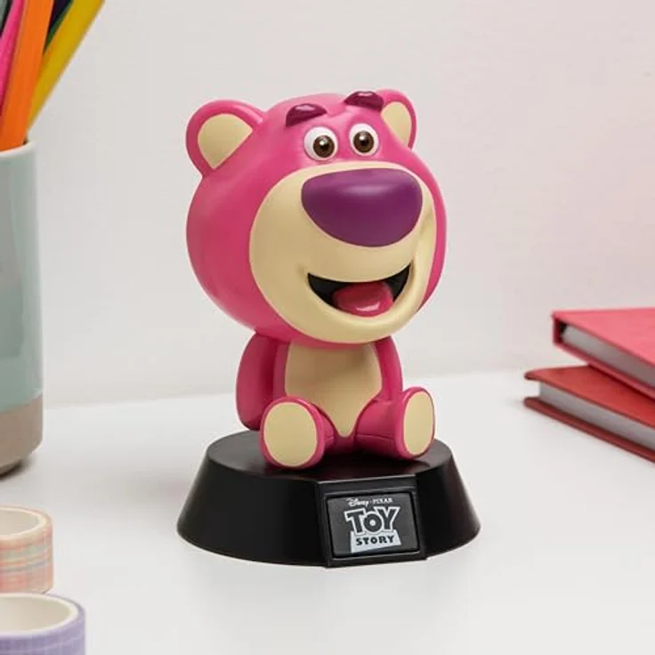 Paladone Toy Story Icons Leuchte Lotso Huggin Bear, Dekorationsleuchte mit WarmGlow-Funktion – Bild 2