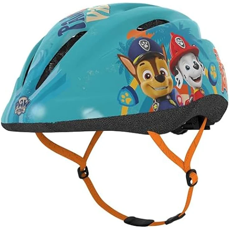 Seven Polska Kinder Fahrradhelm PAW PATROL BOYS, grünblau, 48-52cm, Chase, Rubble, Marshall, leichter Helm mit stoßabsorbierendem EPS-Schaum, für Kinder 2-5.5 Jahre – Bild 4