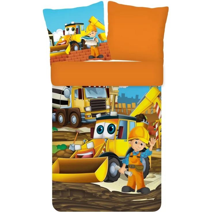 ESPiCO Bettwäsche Trendy Bedding Building Renforcé 135 x 200 + 80 x 80 cm