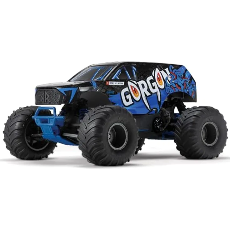 Arrma RC-Buggy Arrma Gorgon 4x2 Mega 550 Monstertruck RTR 1:10 Blau, Ready-to-Run, Brushless-Ready Antriebsstrang, LiPo-kompatible Spektrum-Elektronik