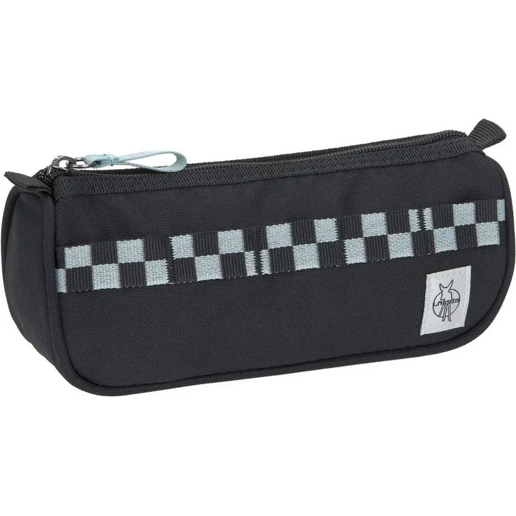 LÄSSIG Federmäppchen School Soft Pencil Case, einzigartig schwarz