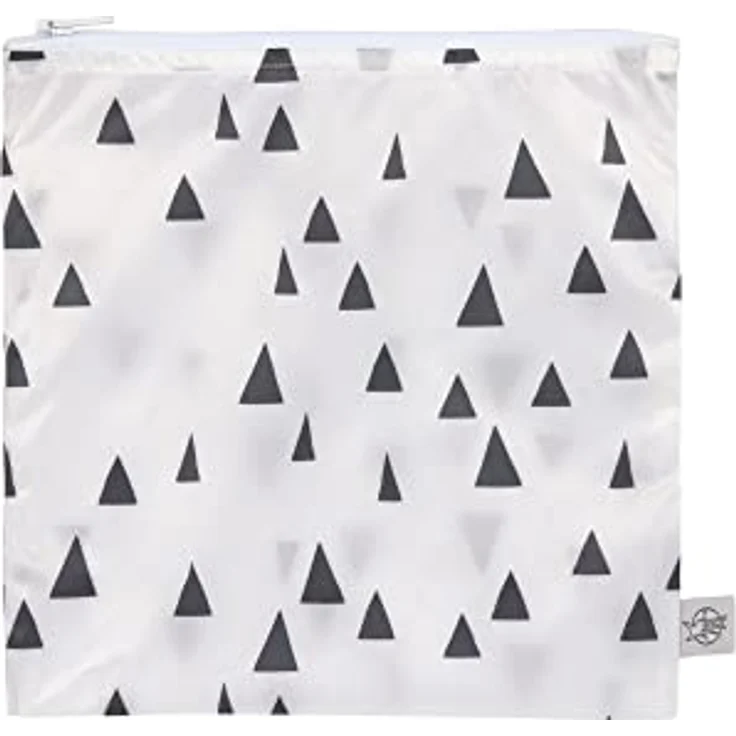 LÄSSIG Wiederverwendbarer Aufbewahrungsbeutel Snack Tasche 2 Stück, BPA-frei und wasserabweisend, 17 x 18 cm, Little Forest Fox Design – Bild 3