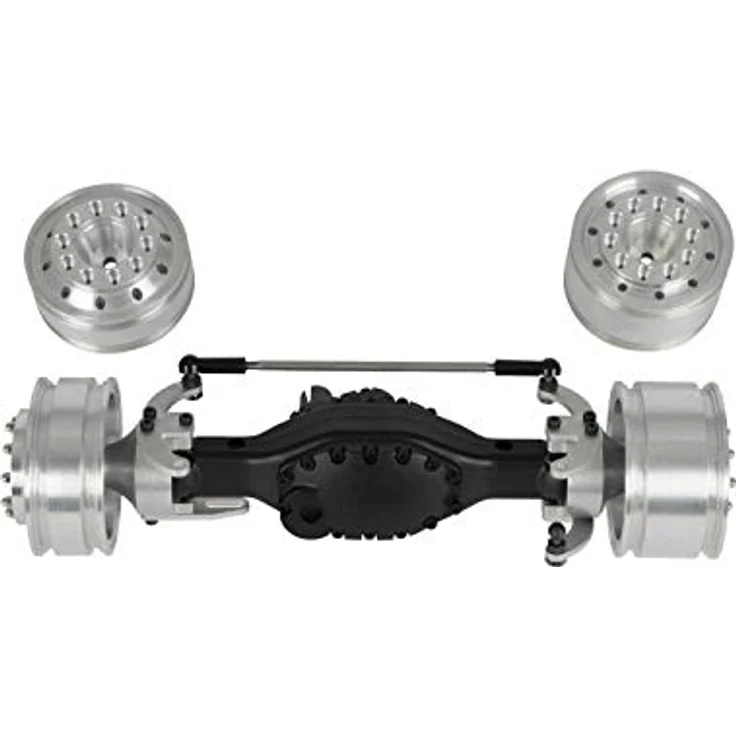 CARSON 500907267 - 1:14 Vorderachse angetrieb./m. sperre, RC-Truck, Ersatzteile, Tuningteile, Zubehör, Modellbau, Maßstab 1:14 – Bild 4