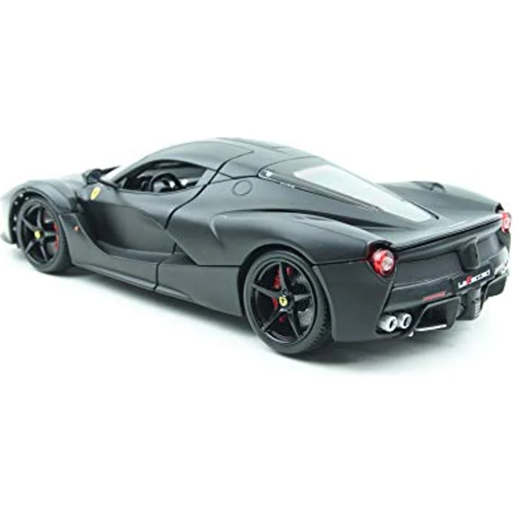 Bburago Ferrari LaFerrari, hochwertiges Modellfahrzeug aus Zinkguss mit funktionierenden Türen und Hauben in Geschenkbox – Bild 3