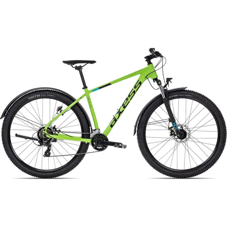 Axess Mountainbike SANDEE ATB, 14 Gang Shimano RD-TX800-7 Schaltwerk, Kettenschaltung, Herren MTB-Hardtail 29 Zoll grün