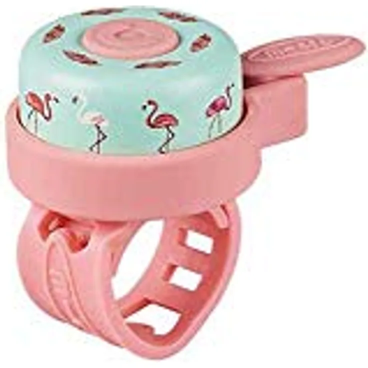 Micro® Klingel für Tretroller, Zubehör für Hupe, Roller oder Fahrrad (Flamingo)